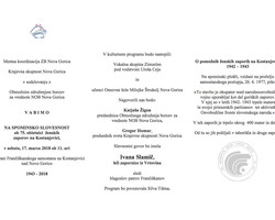 VABILO - SLOVESNOST OB 75. OBLETNICI ŽENSKIH ZAPOROV NA KOSTANJEVICI